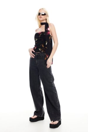 ISLAND BODICE ONYX FLORAL